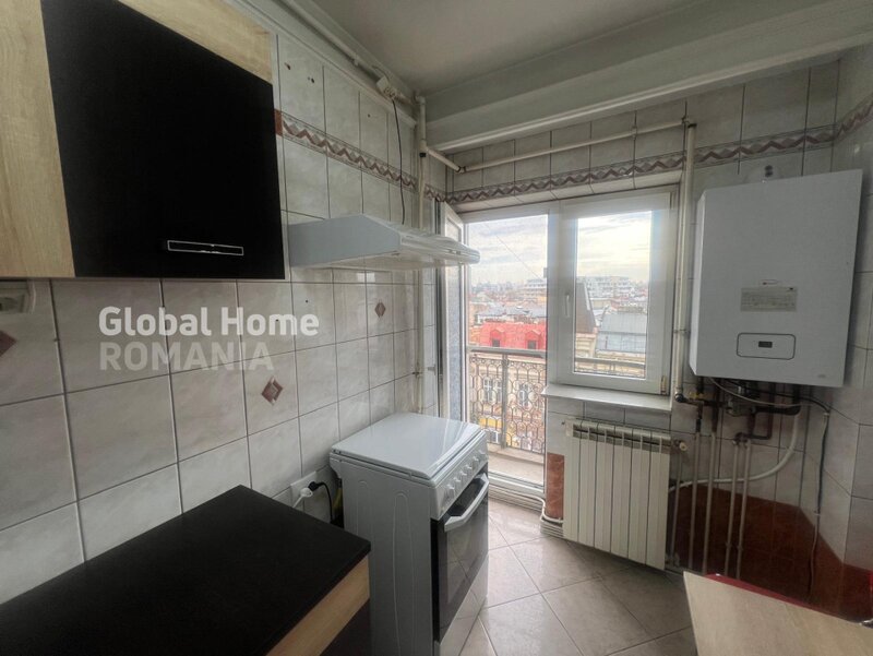 Unirii- Regina Maria Apartament 2 camere Bloc Monolit 1991-Centrala proprie